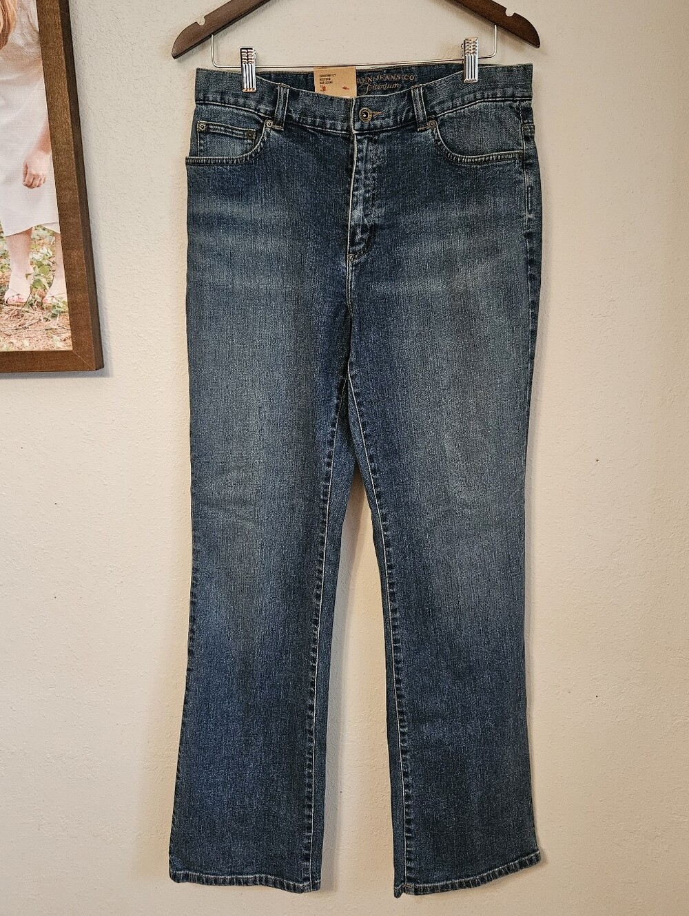 NWT Ralph Lauren Jeans Co Classic Bootcut Jeans Denim Stretch 10